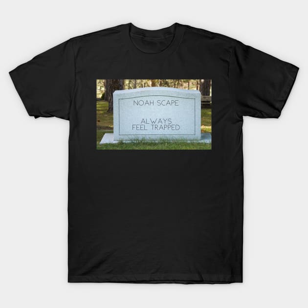 Funny Halloween Gravestone T-Shirt by MarieDarcy